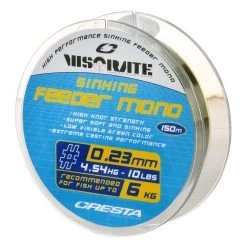 Visuitrusting Winkel 21 Visuitrusting Winkel -Visuitrusting Winkel cresta visorate sinking feeder mono 150m 1