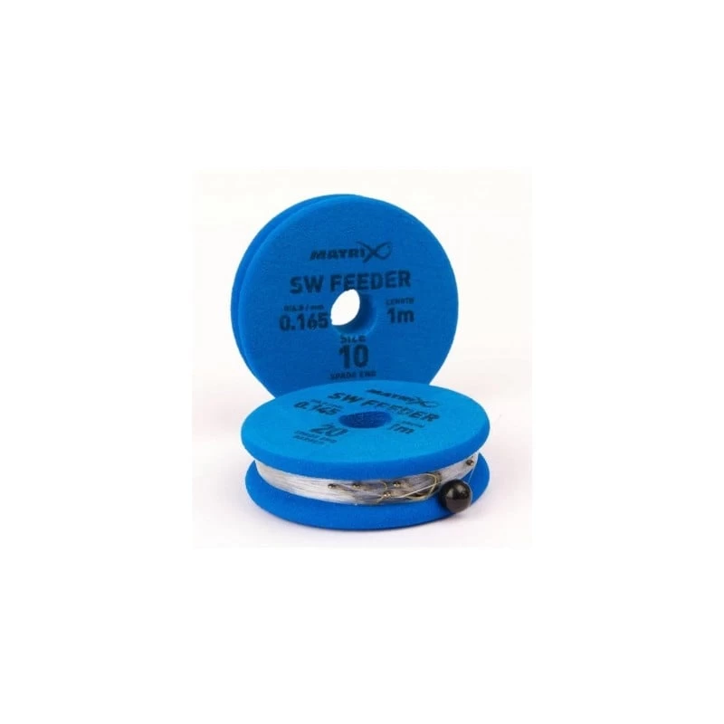 Matrix Spade End Sw Feeder Hooks To Nylon Size 18 0,14mm 4 Matrix Spade End Sw Feeder Hooks To Nylon Size 18 0,14mm - Afbeelding 2